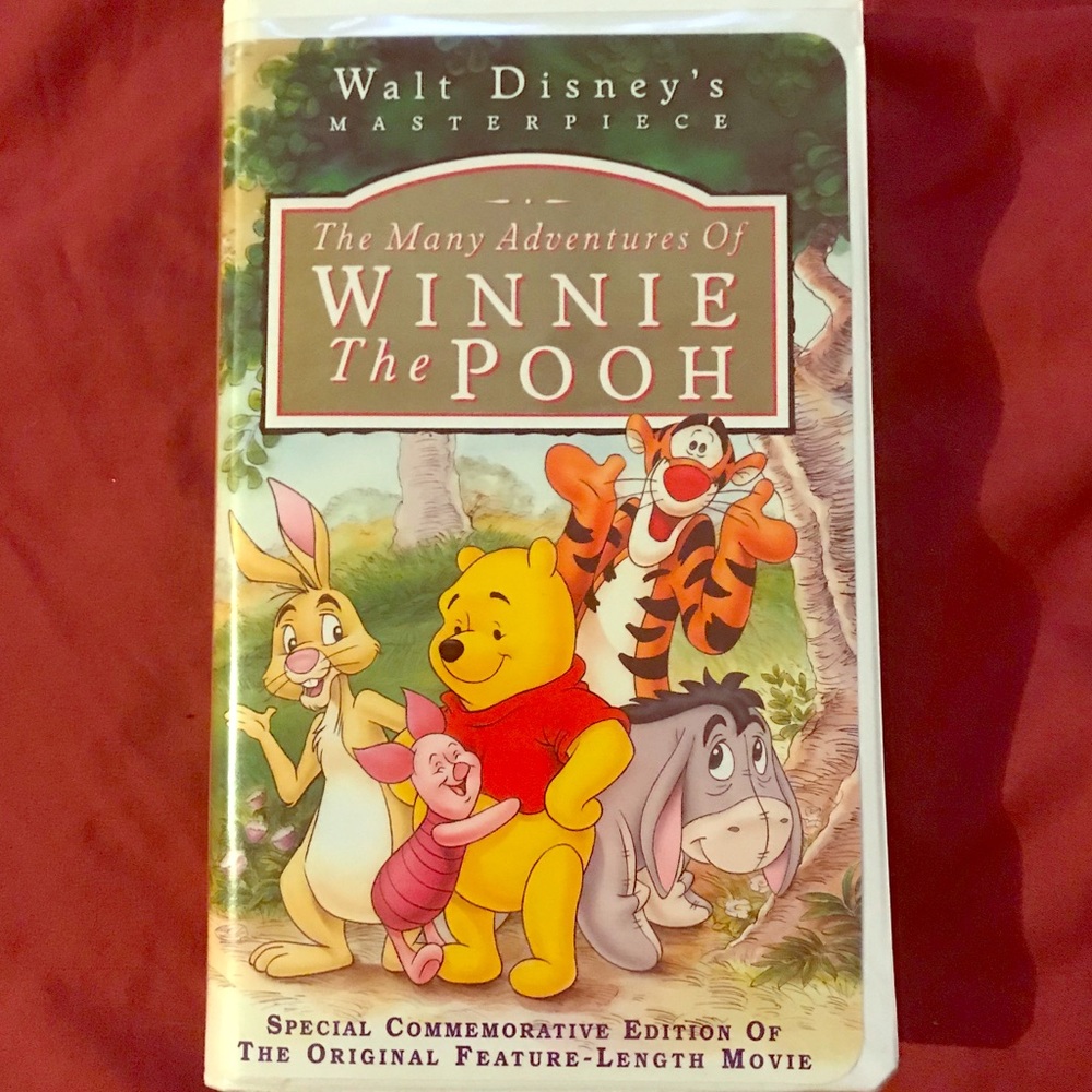 The Many Adventures of Winnie The Pooh VHS